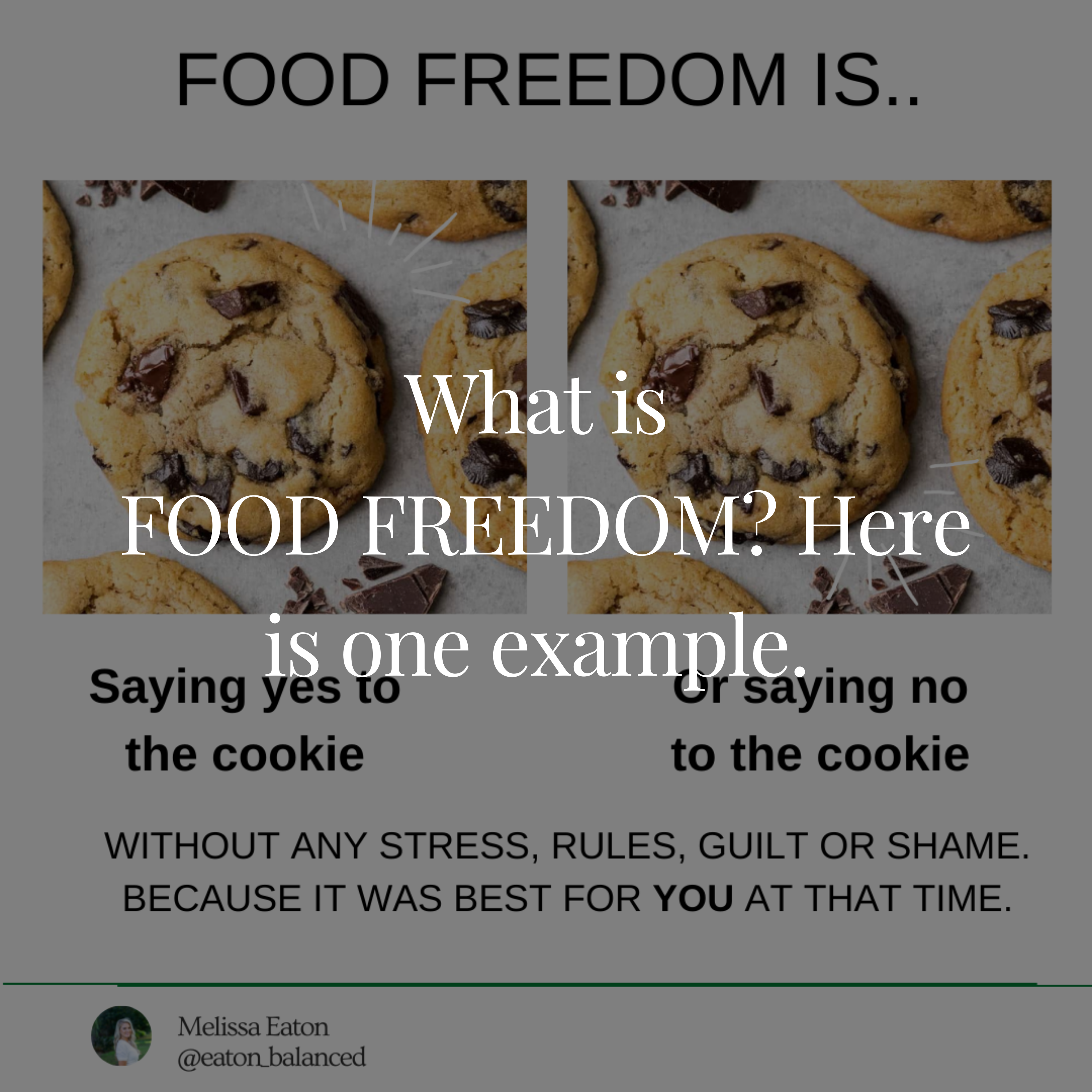 What is food freedom? Here is one example.
